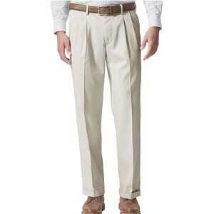 NEW WITH TAGS, Dockers Men's Relaxed Fit Comfort Pants-Pleated, 36W x 34L